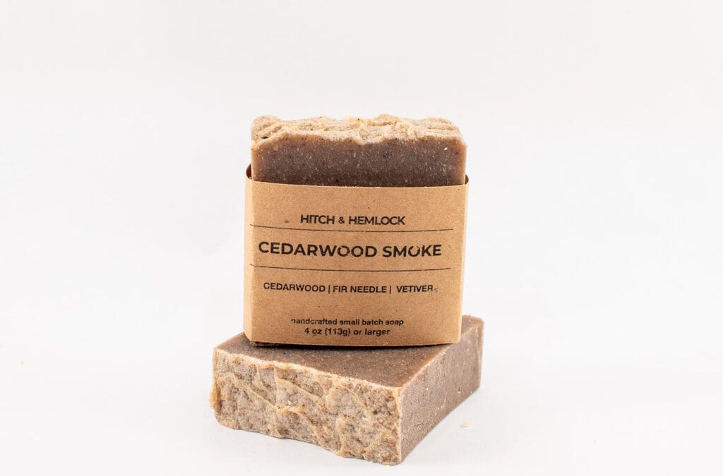 Cedarwood smoke fir needle vetiver soap