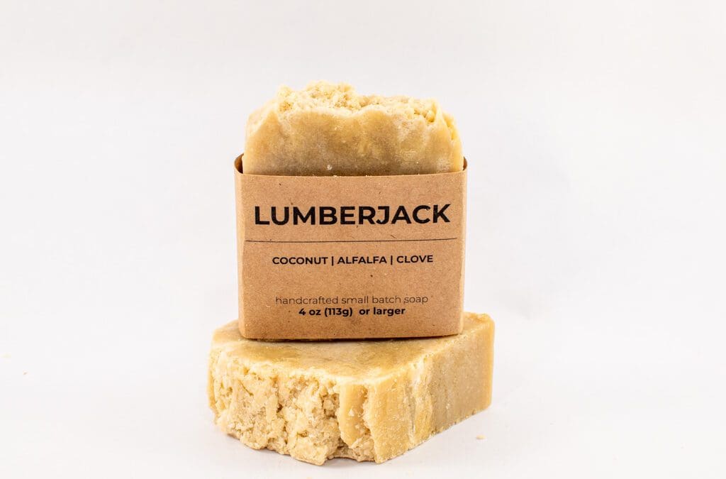 Lumberjack green clove soap