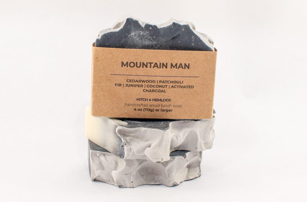 Mountain Man cedarwood patchouli cold processed soap