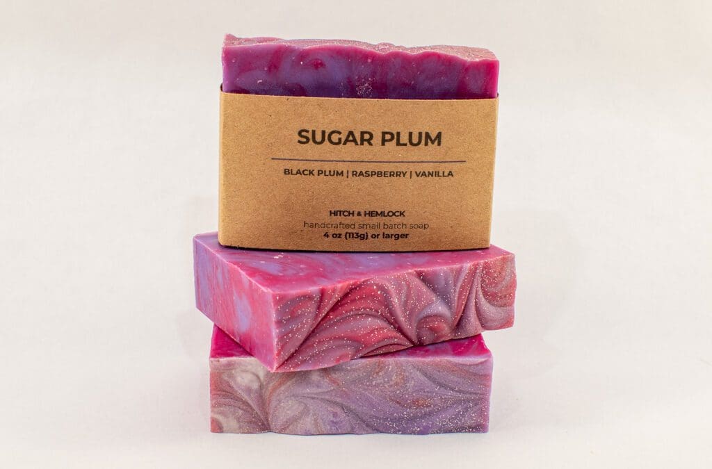 Sugar Plum raspberry plum vanilla soap